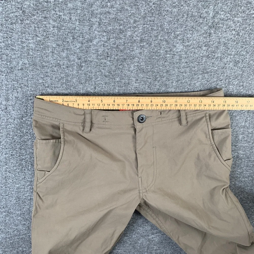 686 Everywhere Pants Men 28x29 Brown Drawstring Outdoor Riding Utility Stretch